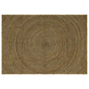 Tappeto Vidaxx naturale e nero 160 x 230 cm in iuta