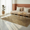 Alfombra vidaxl yute natural y negro 200 x 200 cm