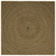 Tappeto Vidaxx naturale e nero 300 x 300 cm in iuta