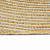 Vidaxl vloerkleed natuurlijk en wit 152 x 245 cm jute