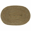 Tappeto Vidaxl naturale e nero 100 x 152 cm in iuta