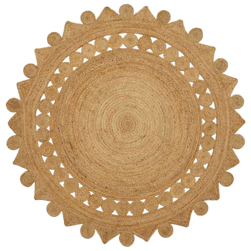 Tappeto Vidaxx marrone ø 180 cm iuta