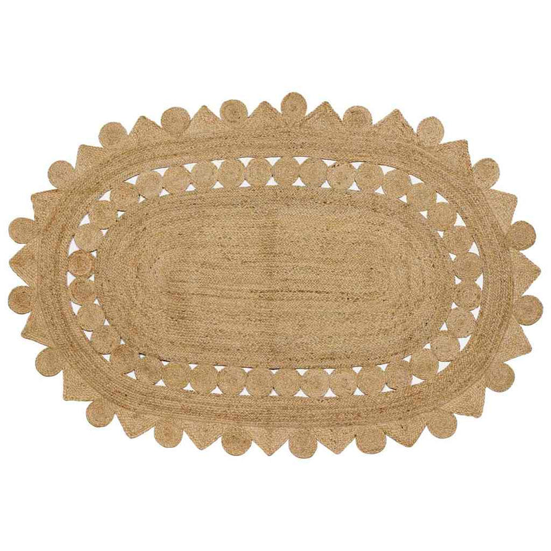 Tappeto Vidaxx marrone 152 x 245 cm iuta