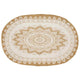 Vidaxl jute tapijt bloemen naturel 152 x 245 cm jute