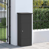 Vidaxx caja con almacenamiento negro 44,5 x 29 x 110,5 cm acero