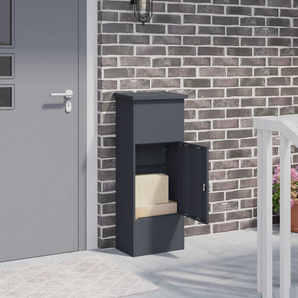 Scatola portainserti Vidaxx con serratura antracite 44,5 x 29 x 110,5 cm acciaio