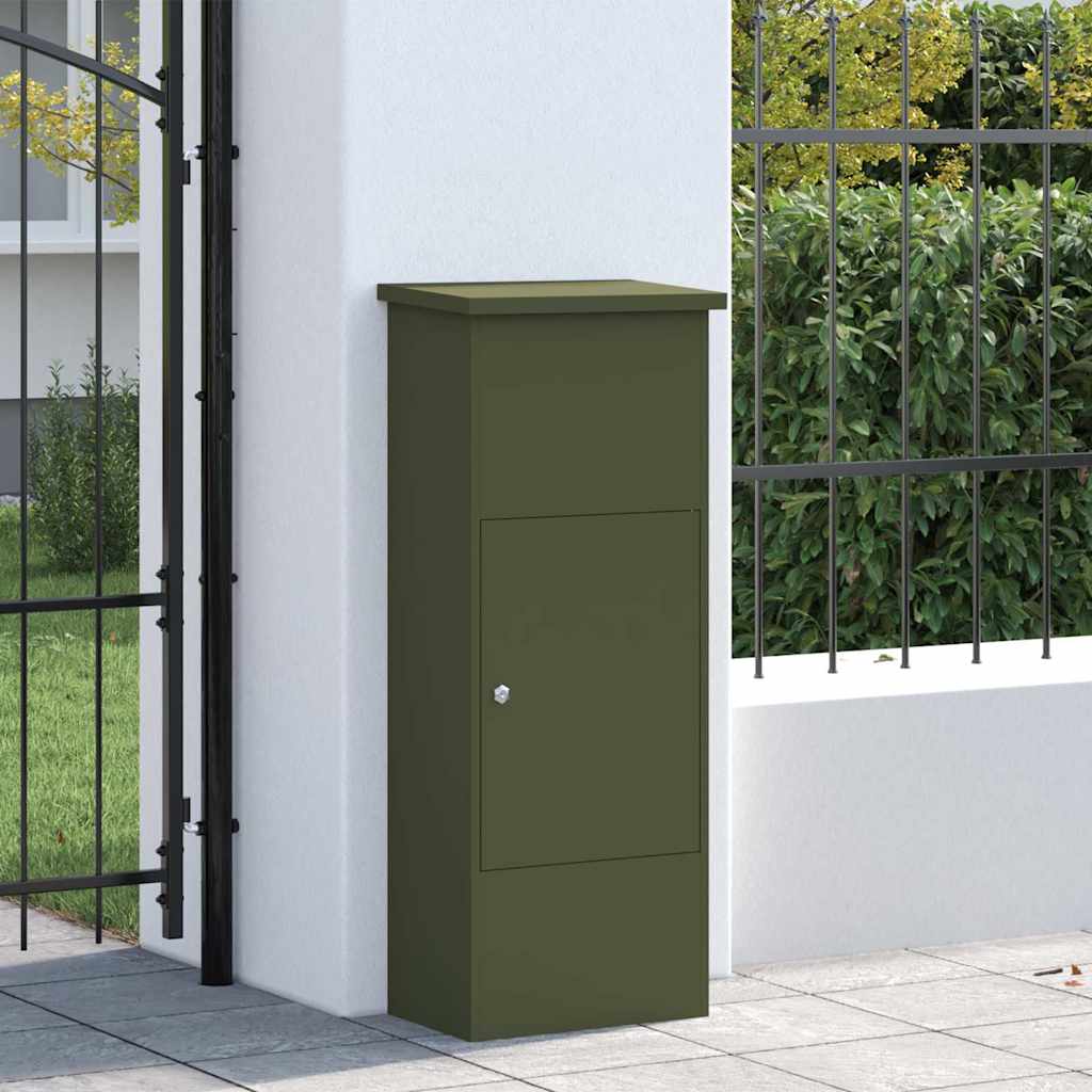 Vidaxx prospecto caja verde oliva 44,5 x 29 x 110,5 cm acero