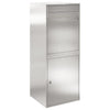 Caja de prospecto VidaXL plateada 47,5 x 38 x 59 cm acero inoxidable