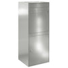 Vidaxx caja de prospectos negra 41 x 38 x 103 cm acero galvanizado