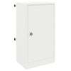 Vidaxl brievenbus met opslag met de deur wit 30 x 20 x 55 cm staal