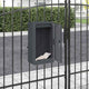 Vidaxl brievenbus met opslag met slot antraciet 30 x 20 x 55 cm staal