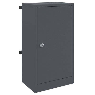 Buzón vidaxx con almacenamiento con cerradura antracita 30 x 20 x 55 cm acero