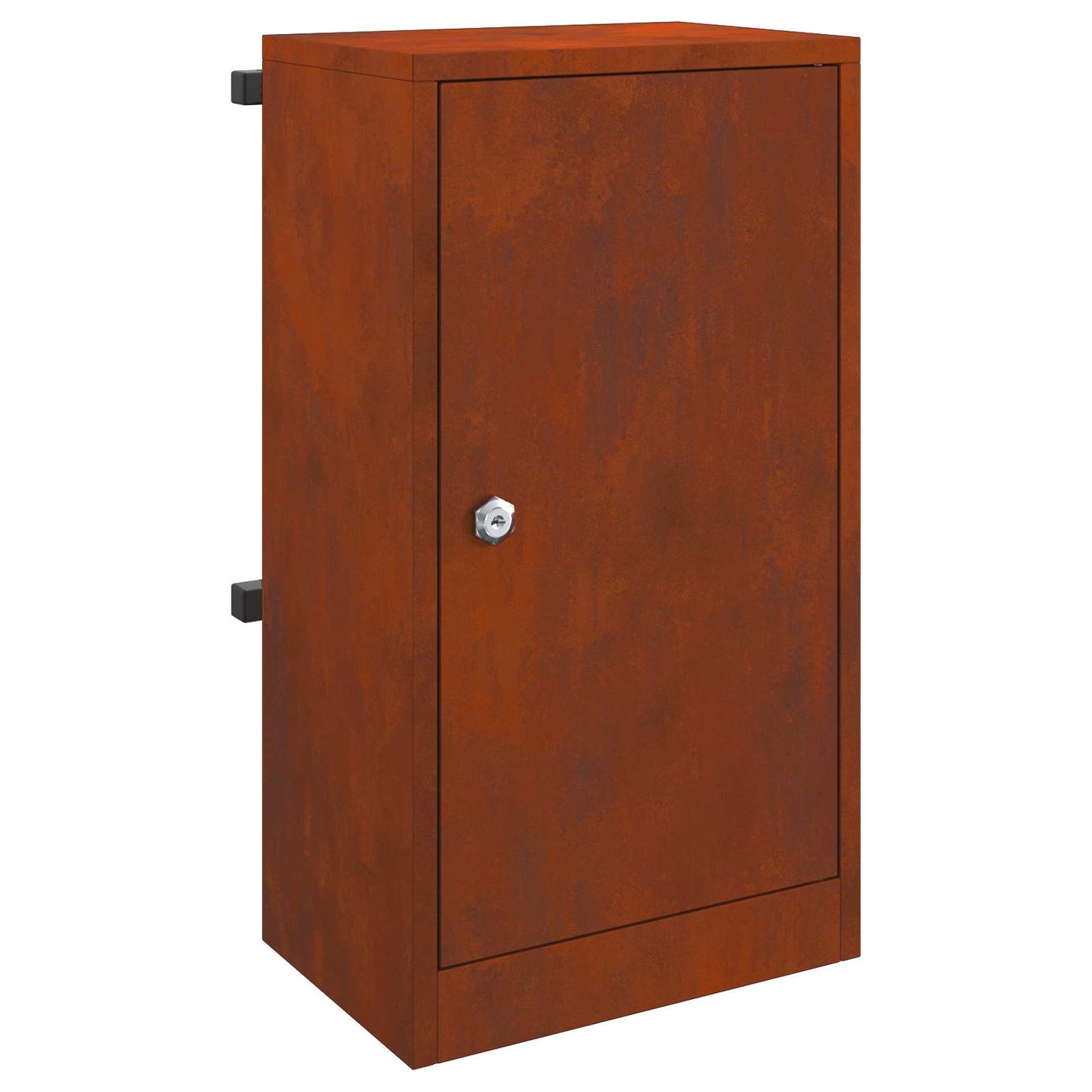 Cassetta delle lettere Vidaxx con contenitore in acciaio corten arrugginito 30 x 20 x 55 cm