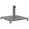 Vidaxx base de sombrilla gris oscuro aspecto madera 45 x 45 x 31 cm