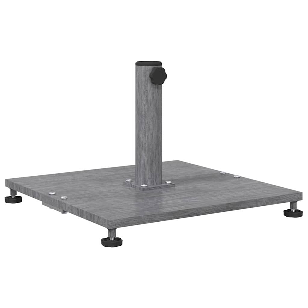 Vidaxx base de sombrilla gris oscuro aspecto madera 45 x 45 x 31 cm