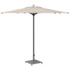 Vidaxx base de sombrilla gris oscuro aspecto madera 45 x 45 x 31 cm