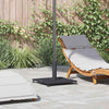 Base per ombrellone Vidaxl grigio scuro 45 x 45 x 31 cm