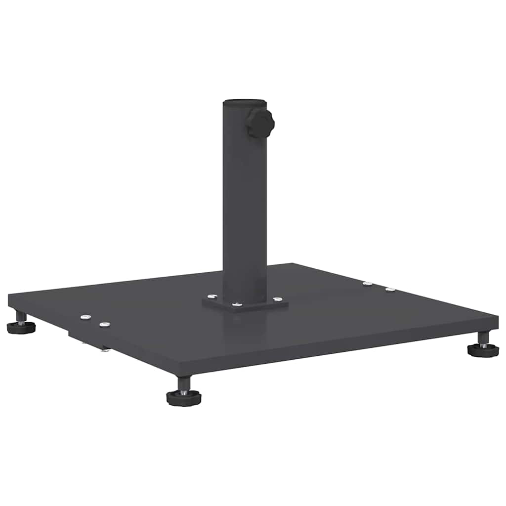Base per ombrellone Vidaxl grigio scuro 45 x 45 x 31 cm