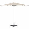 Base per ombrellone Vidaxl grigio scuro 45 x 45 x 31 cm
