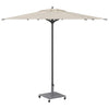 Base per ombrellone Vidaxx grigio scuro aspetto legno 45 x 45 x 31,5 cm
