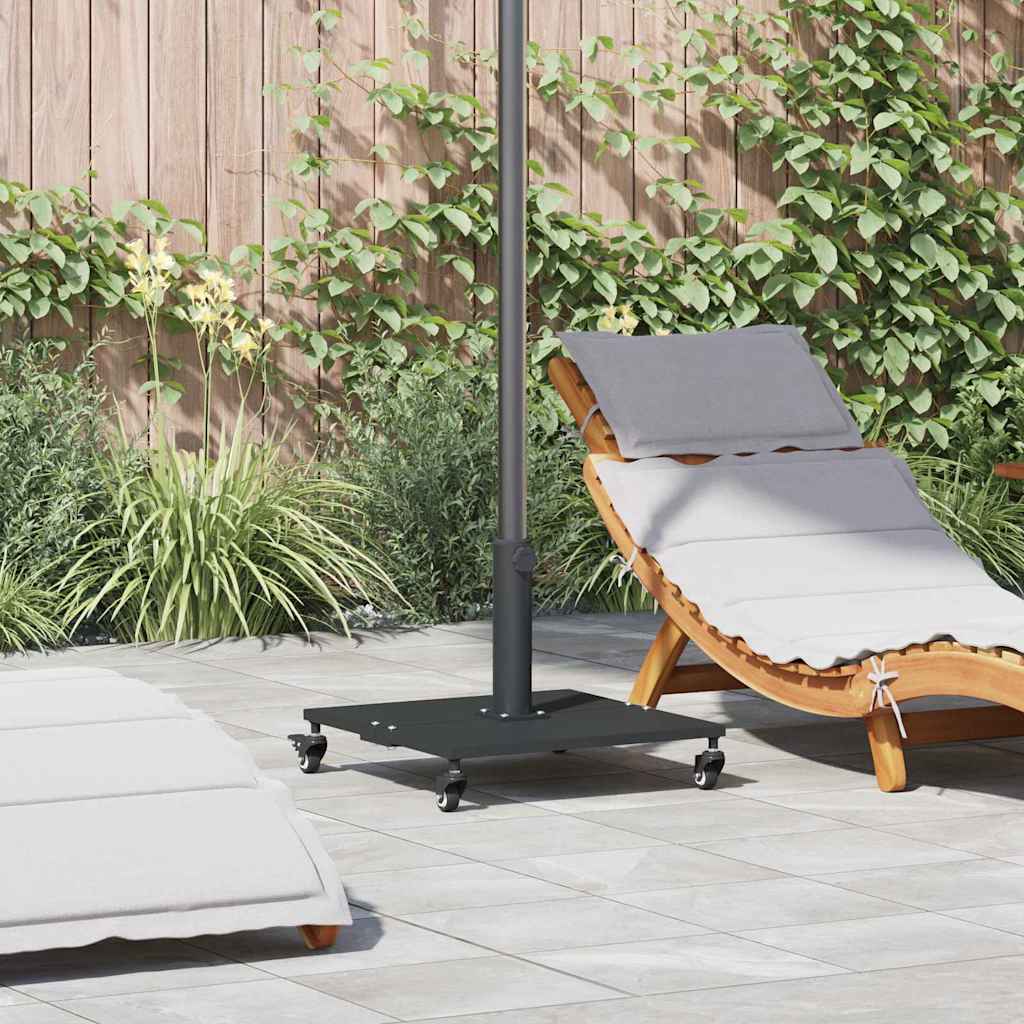 Base per ombrellone Vidaxx nera 45 x 45 x 31,5 cm