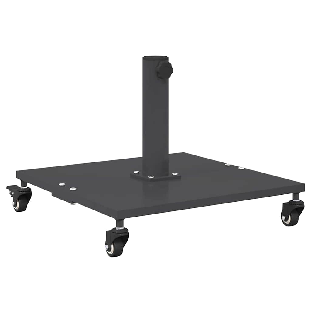 Base per ombrellone Vidaxl grigio scuro 45 x 45 x 31,5 cm