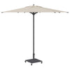 Vidaxl parasolvoet donkergrijs 45 x 45 x 31,5 cm