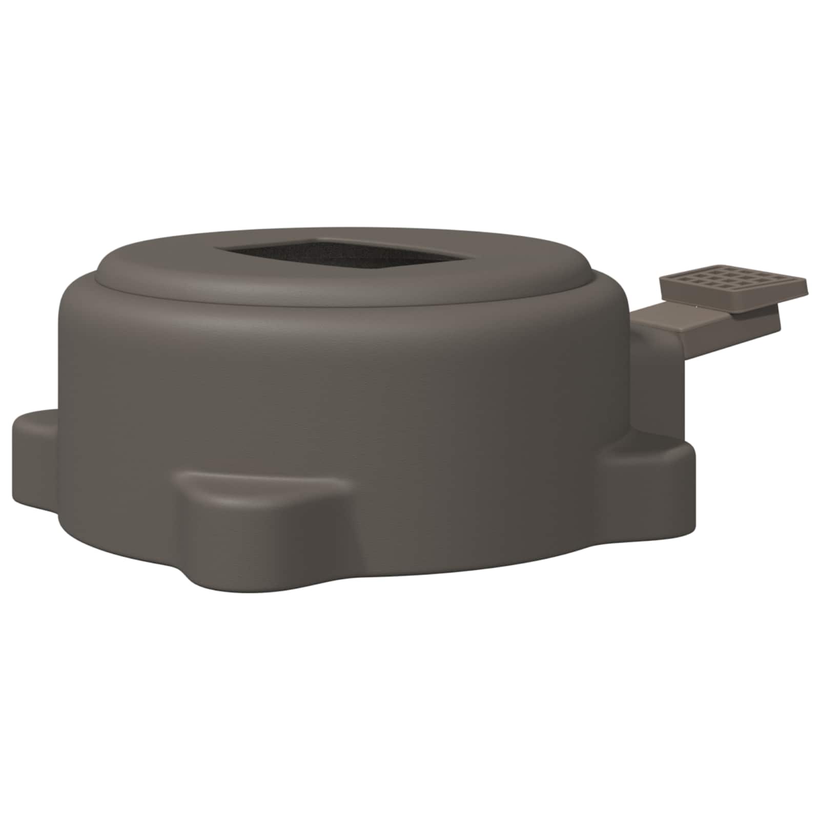 Base per ombrellone Vidaxx argento 23 x 14 x 6 cm