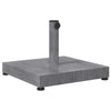 Vidaxx base de sombrilla gris oscuro aspecto madera 45 x 45 x 31,5 cm