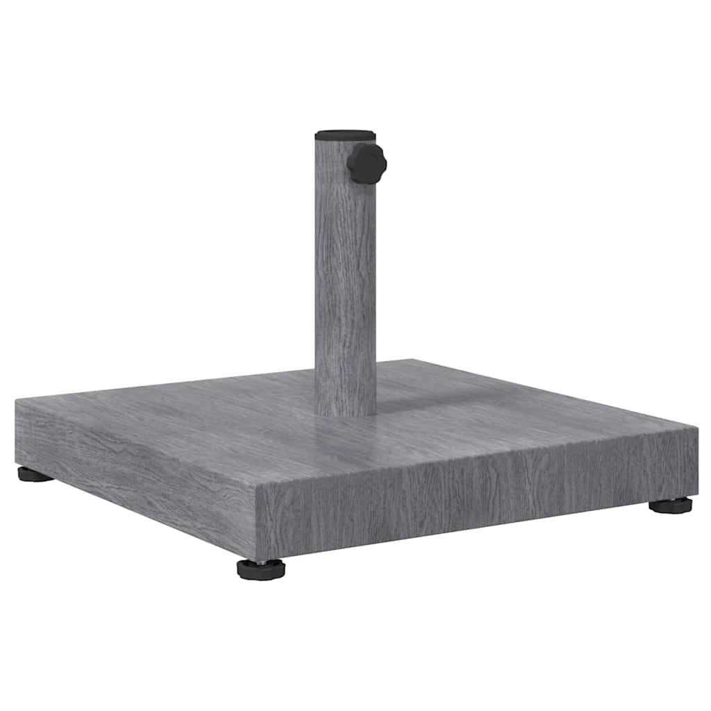 Vidaxx base de sombrilla gris oscuro aspecto madera 45 x 45 x 31,5 cm