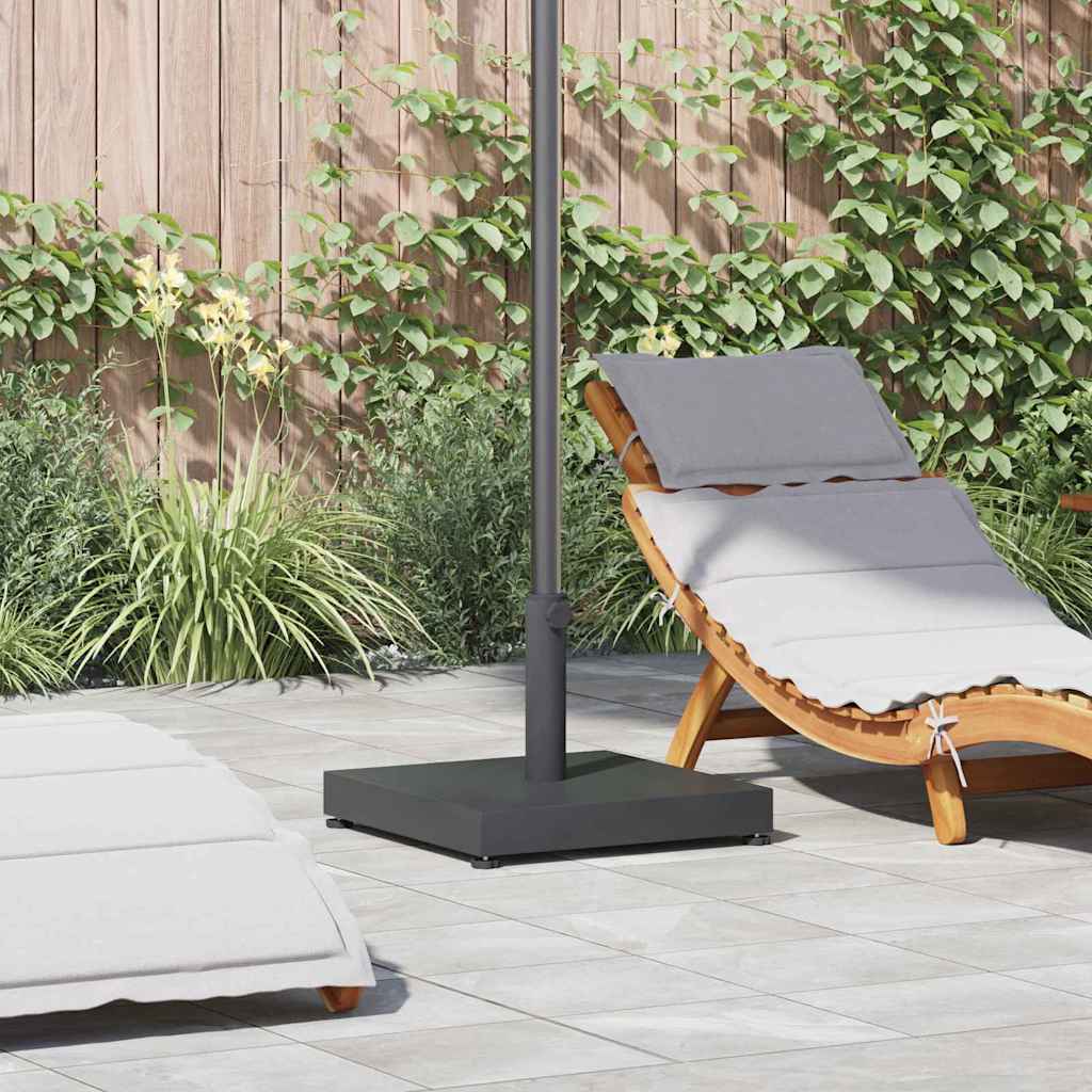 Base per ombrellone Vidaxl grigio scuro 45 x 45 x 31,5 cm