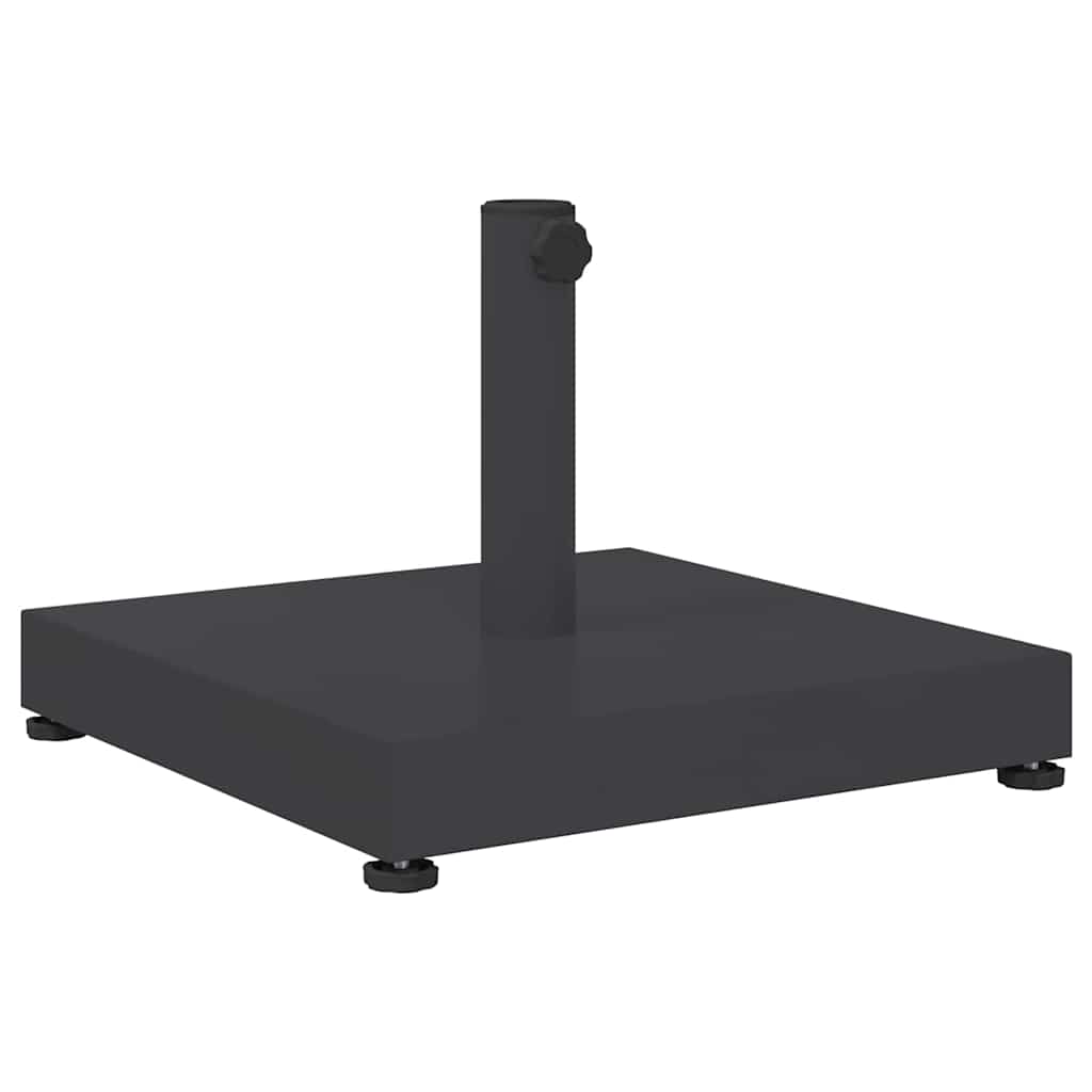 Base per ombrellone Vidaxl grigio scuro 45 x 45 x 31,5 cm