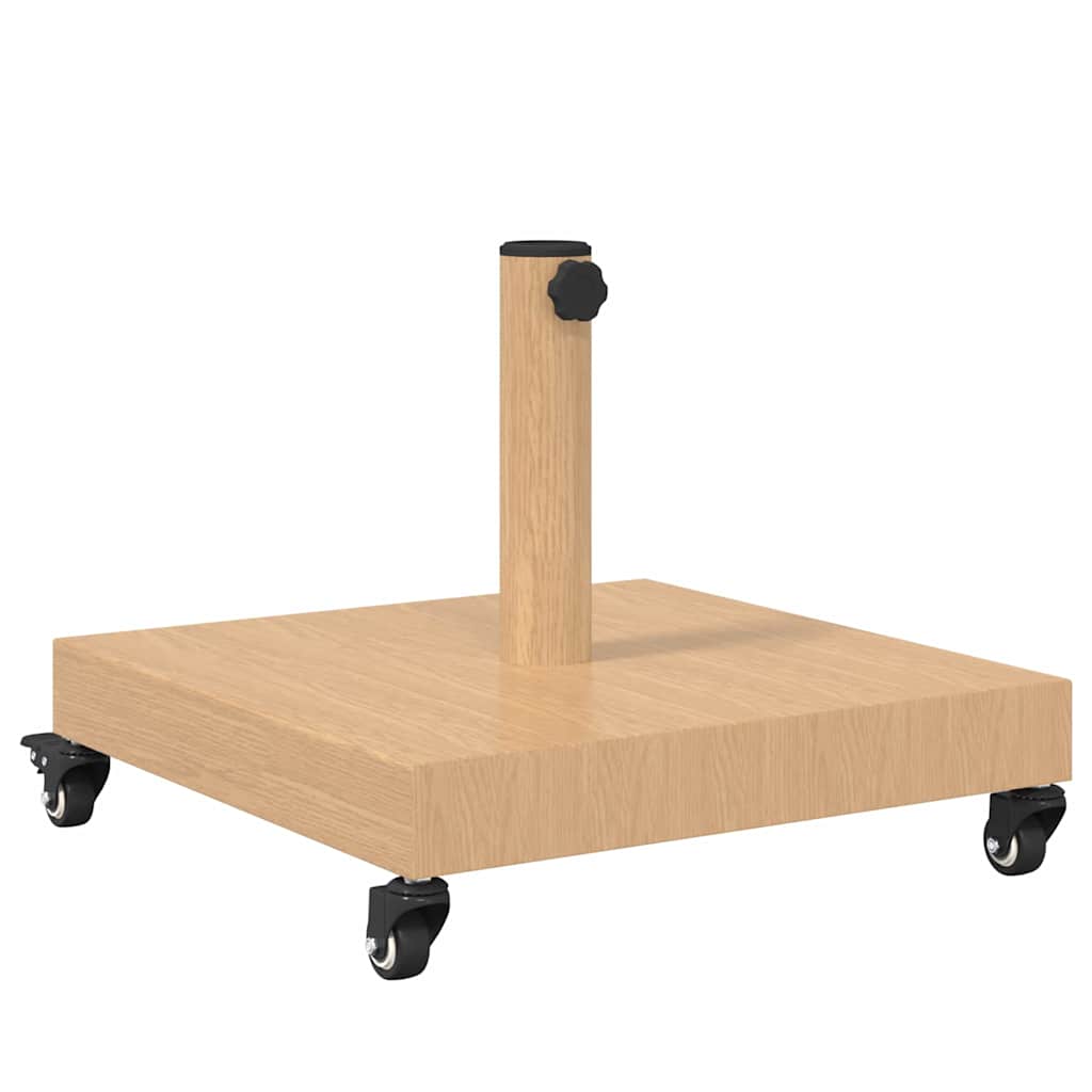 Vidaxx base de sombrilla madera clara 45 x 45 x 31,5 cm