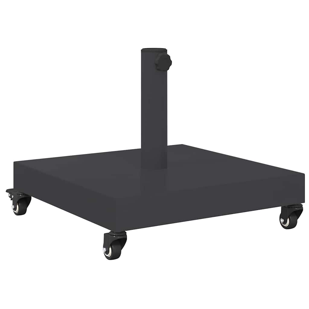 Base per ombrellone Vidaxl grigio scuro 45 x 45 x 31,5 cm