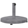 Base per ombrellone Vidaxx grigio scuro aspetto legno 48 x 48 x 32 cm