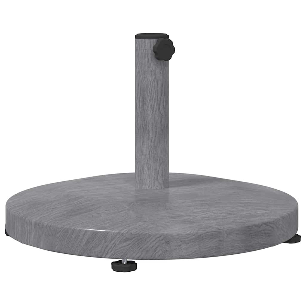 Vidaxx base de sombrilla gris oscuro aspecto madera 48 x 48 x 32 cm