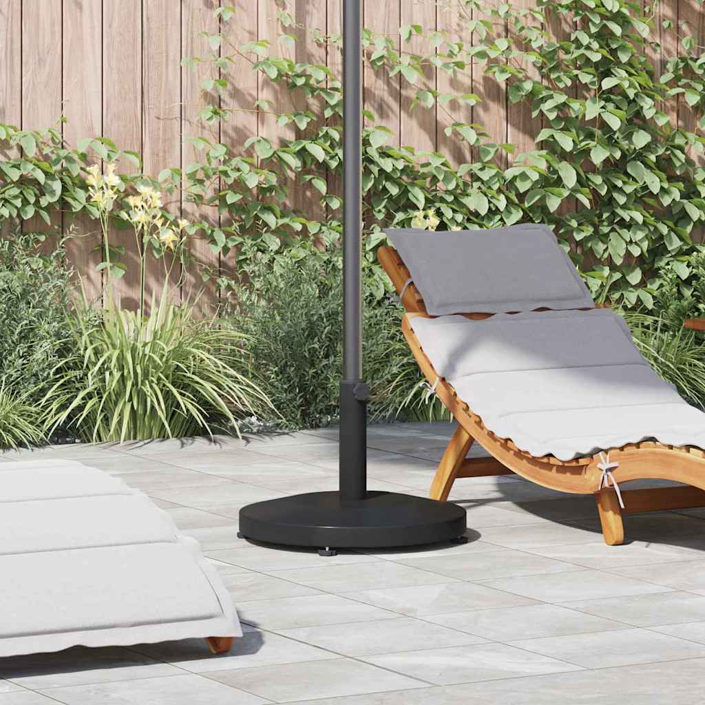 Base per ombrellone Vidaxx nera 48 x 48 x 32 cm