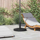 Base per ombrellone Vidaxx nera 48 x 48 x 32 cm