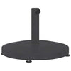 Base per ombrellone Vidaxl grigio scuro 48 x 48 x 32 cm