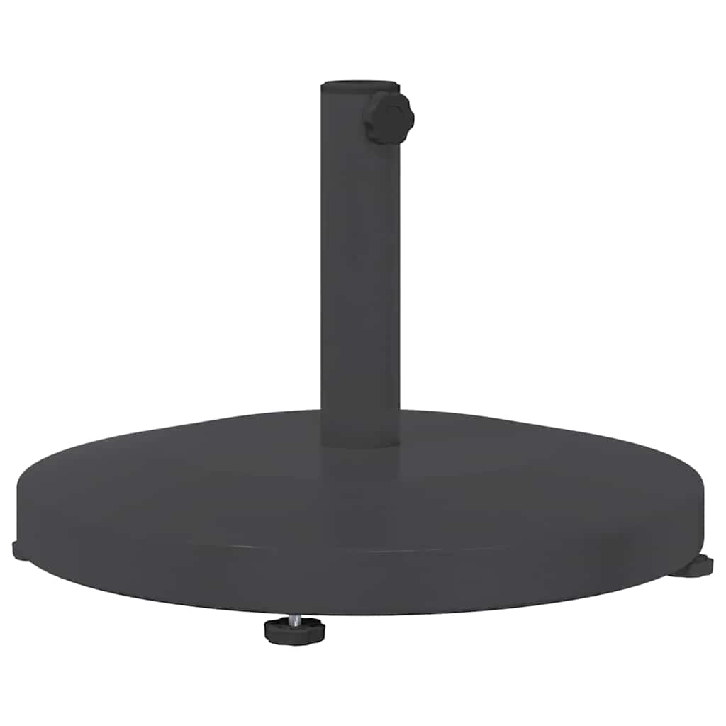 Base per ombrellone Vidaxl grigio scuro 48 x 48 x 32 cm