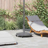 Vidaxx base de sombrilla gris oscuro aspecto madera 48 x 48 x 32 cm