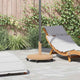 Vidaxx base de sombrilla madera clara 48 x 48 x 32 cm
