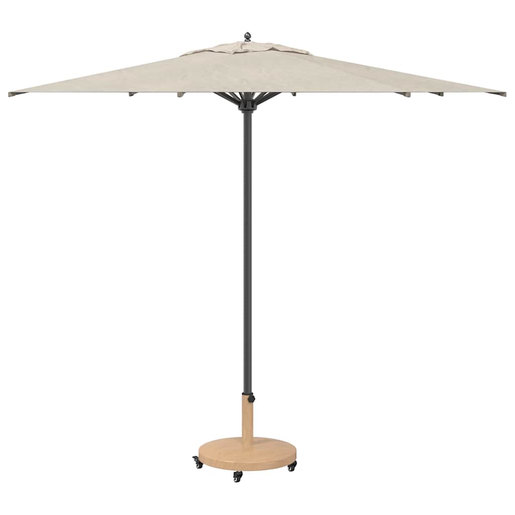 Vidaxx base de sombrilla madera clara 48 x 48 x 32 cm