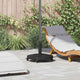 Base per ombrellone Vidaxx nera 48 x 48 x 32 cm