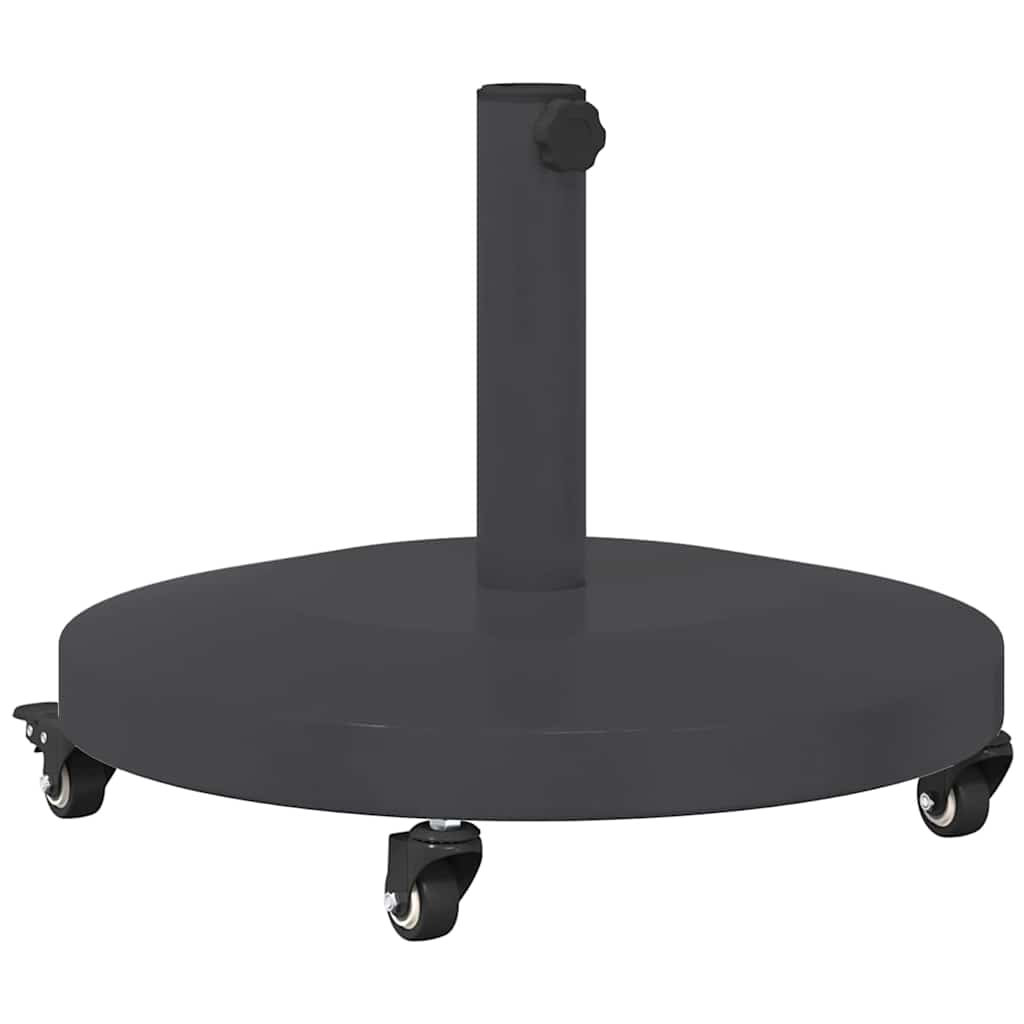 Base per ombrellone Vidaxl grigio scuro 48 x 48 x 32 cm