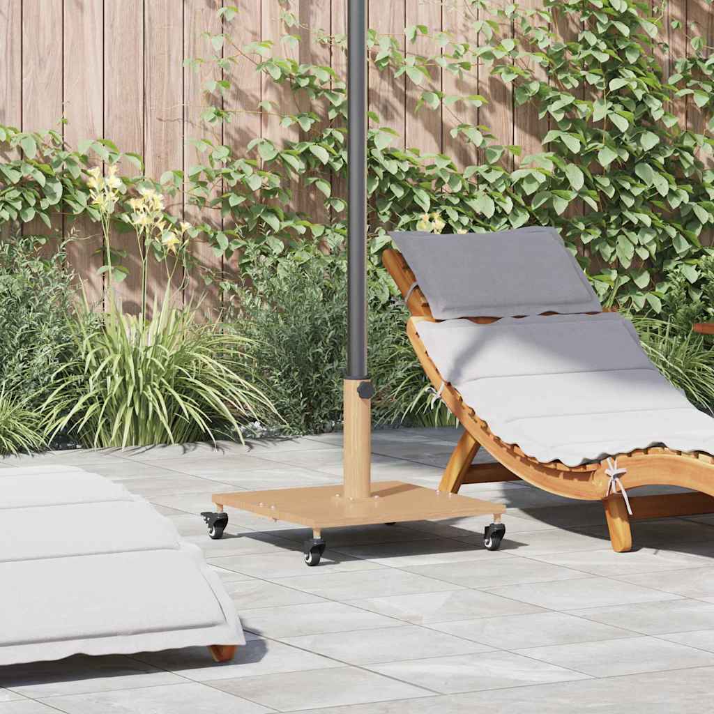 Vidaxx base de sombrilla madera clara 45 x 45 x 31,5 cm
