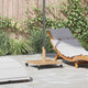 Vidaxx base de sombrilla madera clara 45 x 45 x 31,5 cm