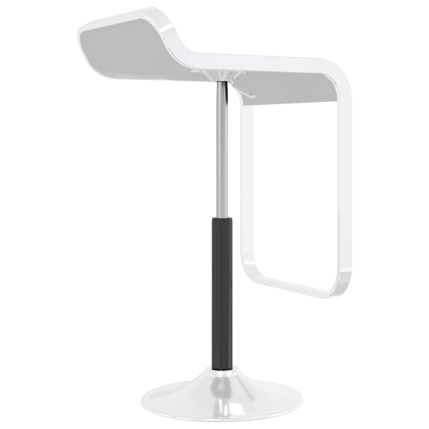 Sedia da ufficio Vidaxx bombola di gas nero 505-720 mm ferro