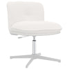 Vidaxl kantoorstoel gascilinder chroom 318-473 mm ijzer