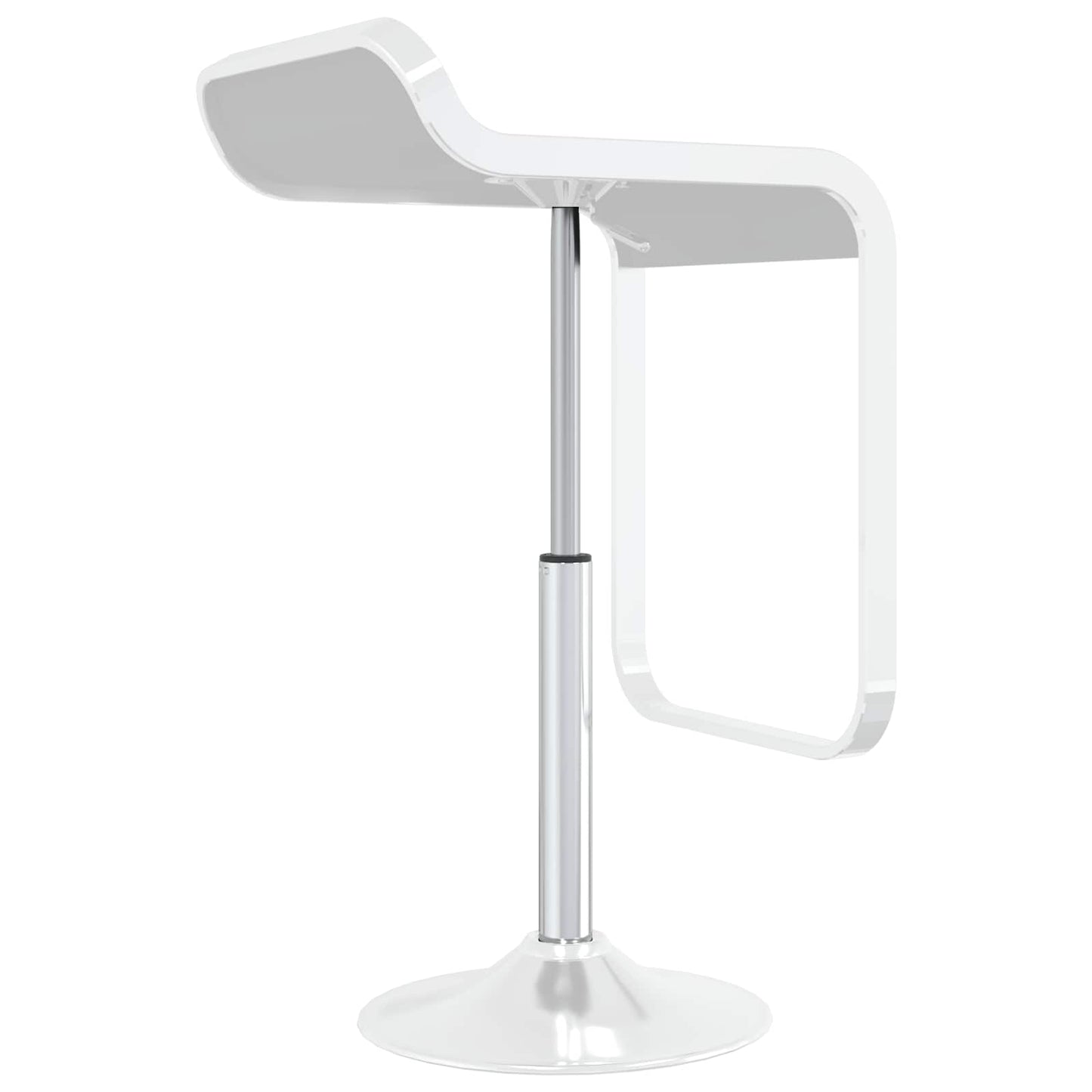 Vidaxl kantoorstoel gascilinder chroom 505-720 mm ijzer